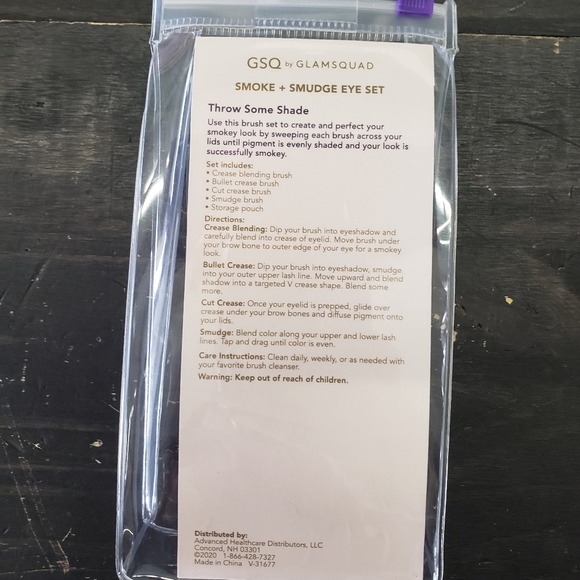 Makeup Gsq By Glamsquad Smoke And Smudge Eye Brush Set Poshmark